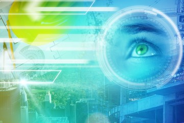 Composite image of interface