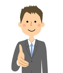 ビジネスマン　握手