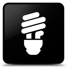 Bulb icon black square button