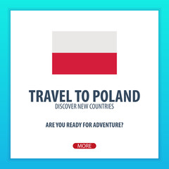 Travel to Poland. Discover and explore new countries. Adventure trip.