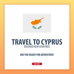 Travel to Cyprus. Discover and explore new countries. Adventure trip.