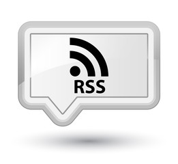 RSS prime white banner button