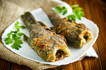 fried fish in breading
