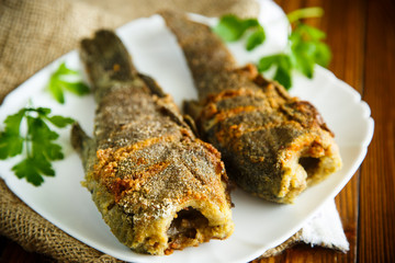 fried fish in breading