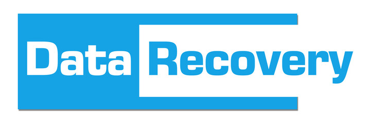 Data Recovery Blue Abstract Stripe Bar 