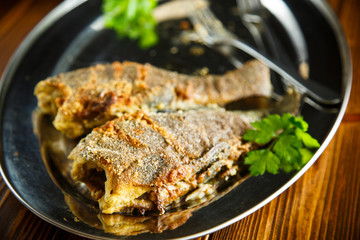 fried fish in breading