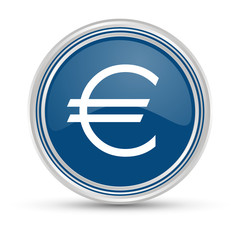 Blauer Button - Euro