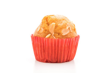 muffin cake on white background