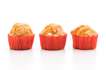 muffin cake on white background