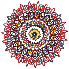 Colorful Mandala. Ethnic tribal ornaments