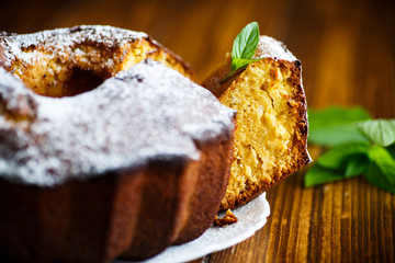 Sweet big honey cake