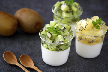 キウイフルーツのムース