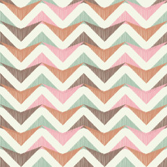 Ethnic boho seamless pattern. Scribble texture. Retro motif. Textile rapport.