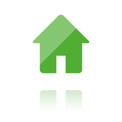 Fototapeta premium Farbiges Symbol - Haus