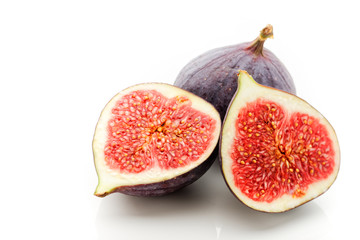 Feige halbiert freisteller