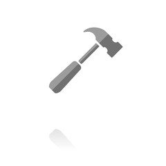 farbiges Symbol - Hammer
