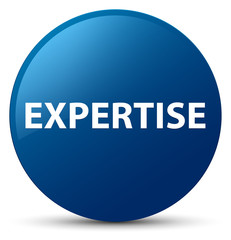 Expertise blue round button