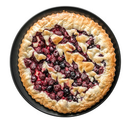 raspberry blueberry pie 