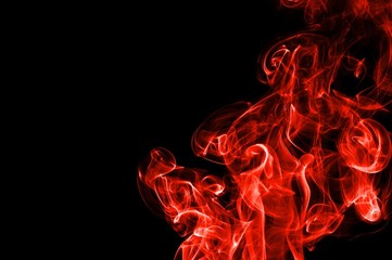 abstract red smoke on black background, red smoke on black background, smoke background,red ink...