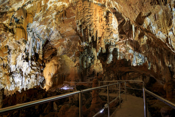 Manita pec hidden cave on top of the Velebit mountain in National park Paklenica