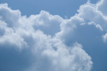 cloud on blue sky background
