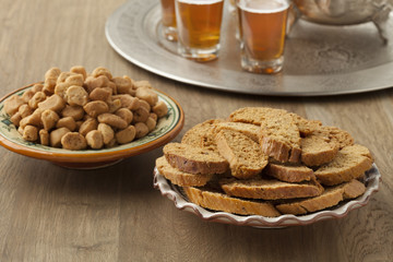  Moroccan fekkas cookies and tea