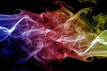 abstract background smoke curves and wave