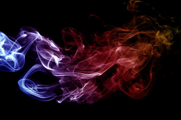 abstract background smoke curves and wave