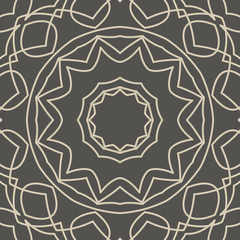 Seamless pattern in arabic style. Muslim, eastern, oriental colorful background. Vector illustration.