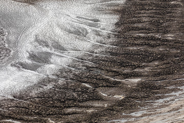 drought bottom of dam, structure