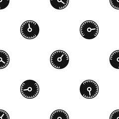 Speedometer pattern seamless black