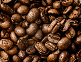 Coffee Beans as background