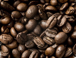 Coffee Beans as background