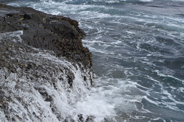 Tide at Enoshima island, Japan