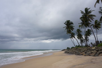 Fototapeta na wymiar Sri Lankan beach