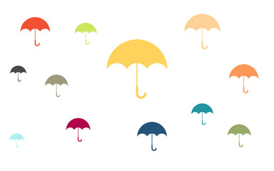 Wallpaper - bunte Regenschirme