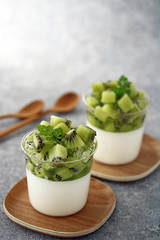 キウイフルーツのムース