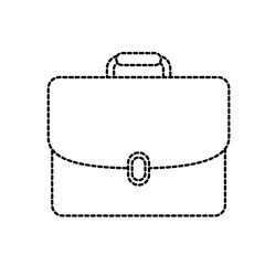 business briefcase document portfolio accessory vector illustration