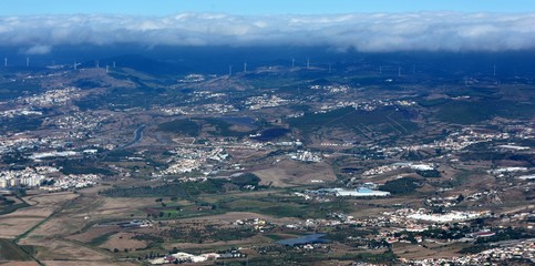 vue aérienne...lisbonne