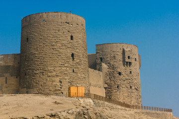 Fototapeta na wymiar Towers of Saladin citadel in Cairo.