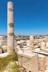 Cercles muraux Rudnes Archaeological ruins of a city in Delos island in Cyclades archipelago, Greece.