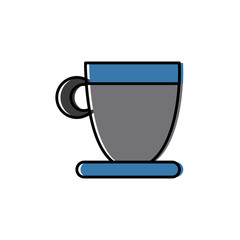 Delicious coffee cup icon vector illustration graphic design