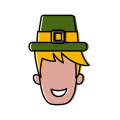 Male vintage hat icon vector illustration graphic design