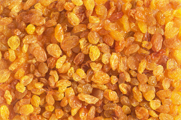 Golden raisins texture
