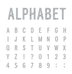 Creative paper alphabet.