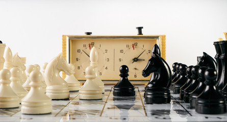 Chess game with chess clock