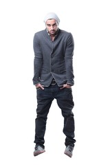 Naklejka premium portrait of stylish young men