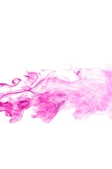 Fototapeta premium Purple smoke on a white background,Pink smoke on white background,Abstract smoke background