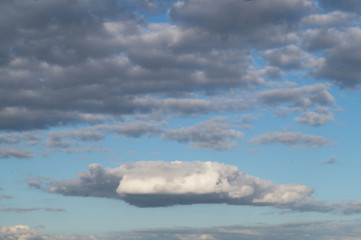 Obraz premium Dark fkuffy clouds in the sky