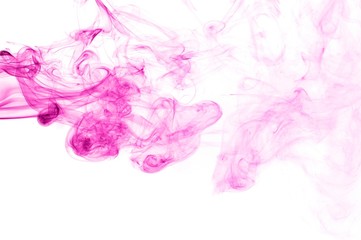 Purple smoke on a white background,Pink smoke on white background,Abstract smoke background